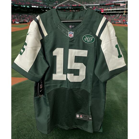 New York Jets NFL Nike NFL Team Jersey 15 Brandon Marshall Mens Medium 44 NEW